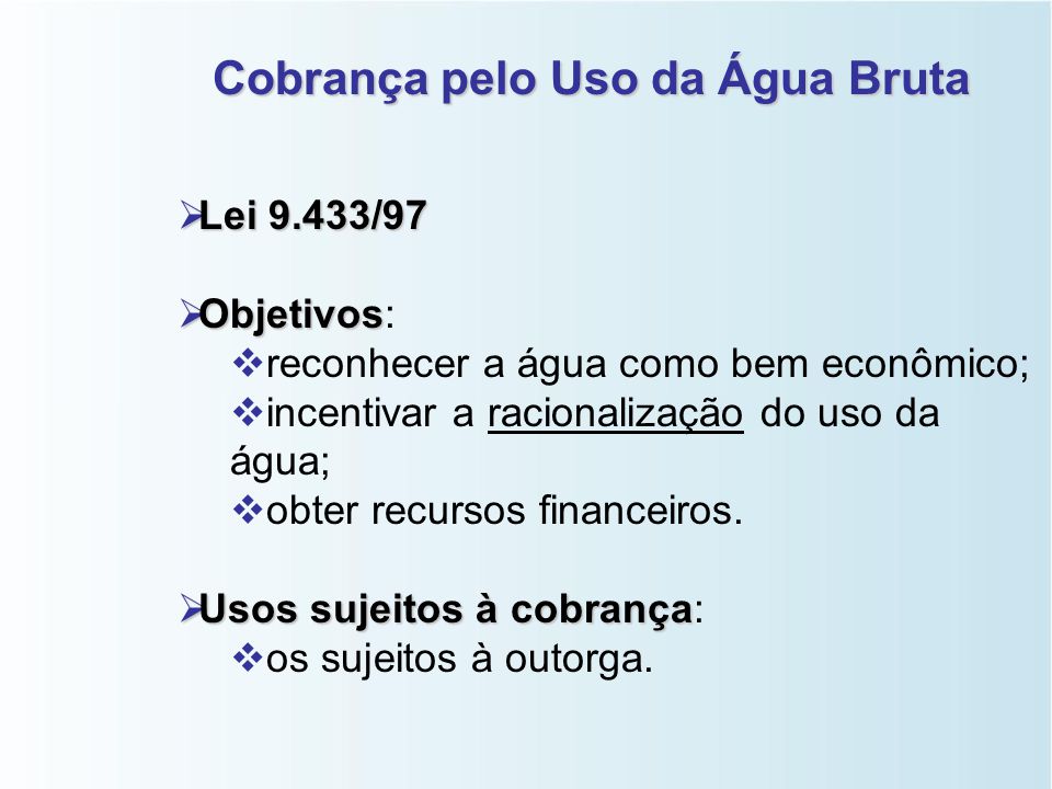 Aesa discute aplicação de recursos gerados pela cobrança de água bruta