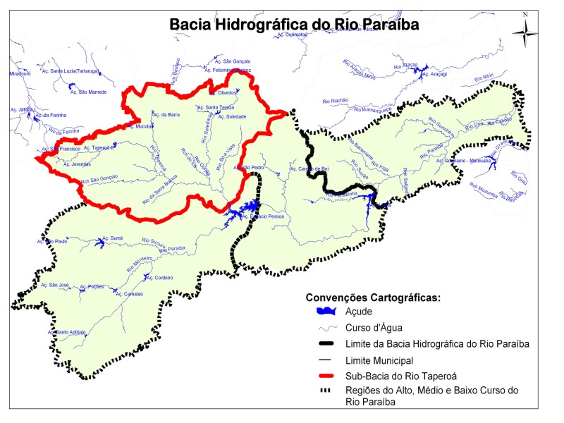 Prorrogadas as inscrições para eleição do Comitê da bacia hidrográfica do rio Paraíba