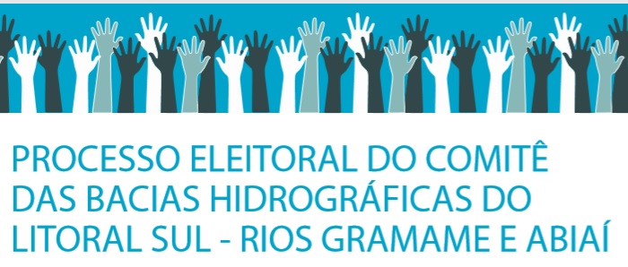 Inscrições abertas para o Comitê de bacias hidrográficas do Litoral Sul
