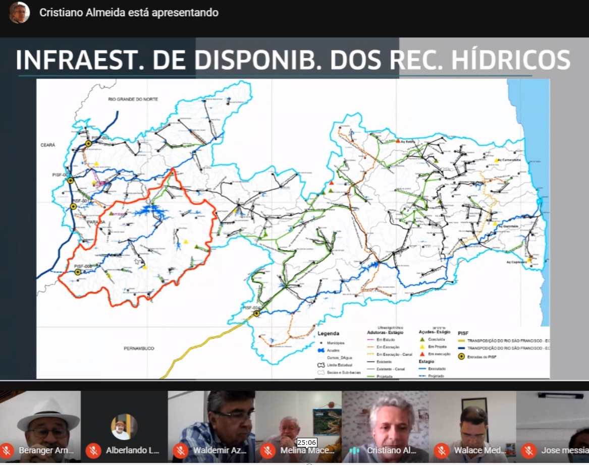 Governo inicia ciclo de videoconferências para discutir novo Plano Estadual de Recursos Hídricos