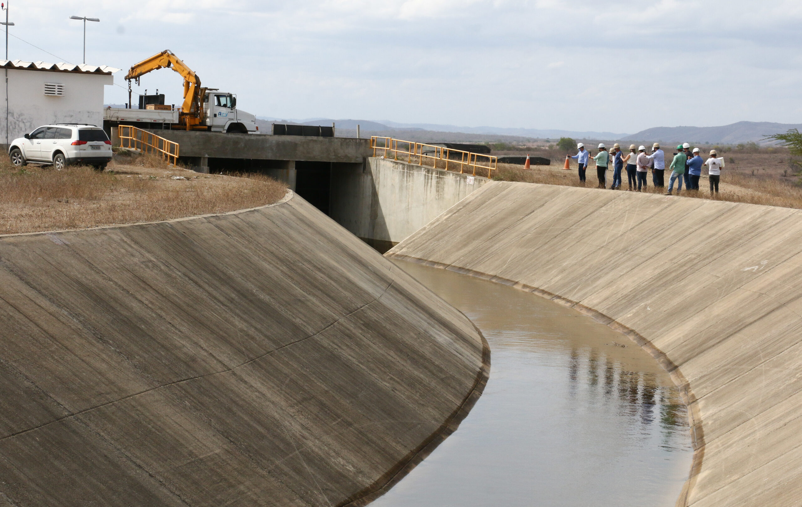 Chega água na maior obra de infraestrutura hídrica da Paraíba:  Canal Acauã-Araçagi