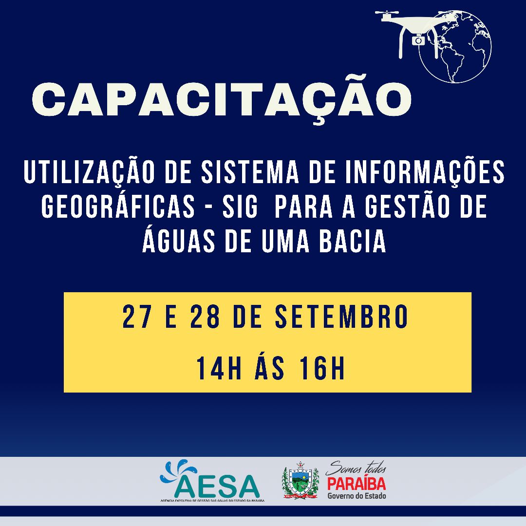 Curso de Utilização de Sistema de Informações Geográficas – SIG para a Gestão de Águas de uma Bacia