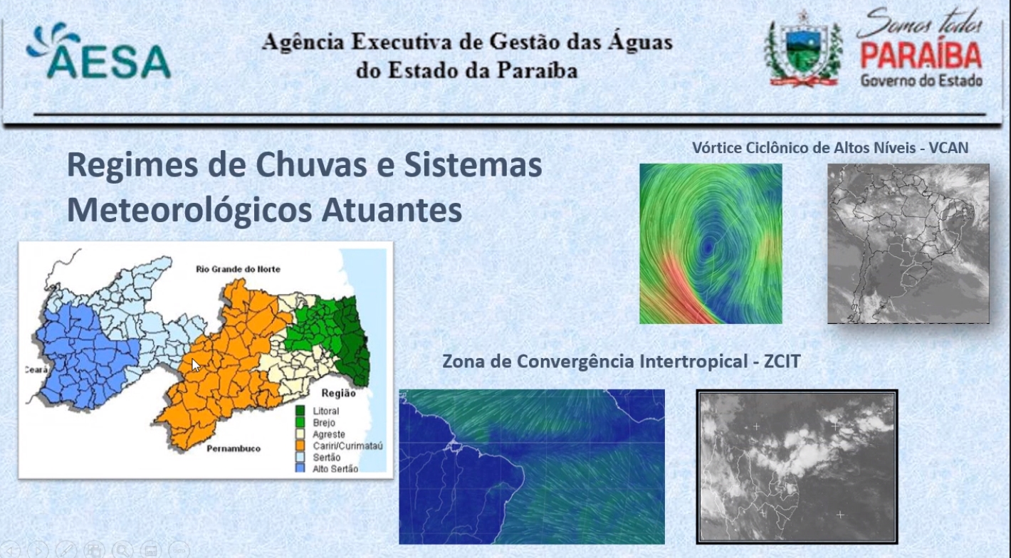 Aesa apresenta previsão de chuvas para o período de inverno no Litoral, Agreste e Brejo