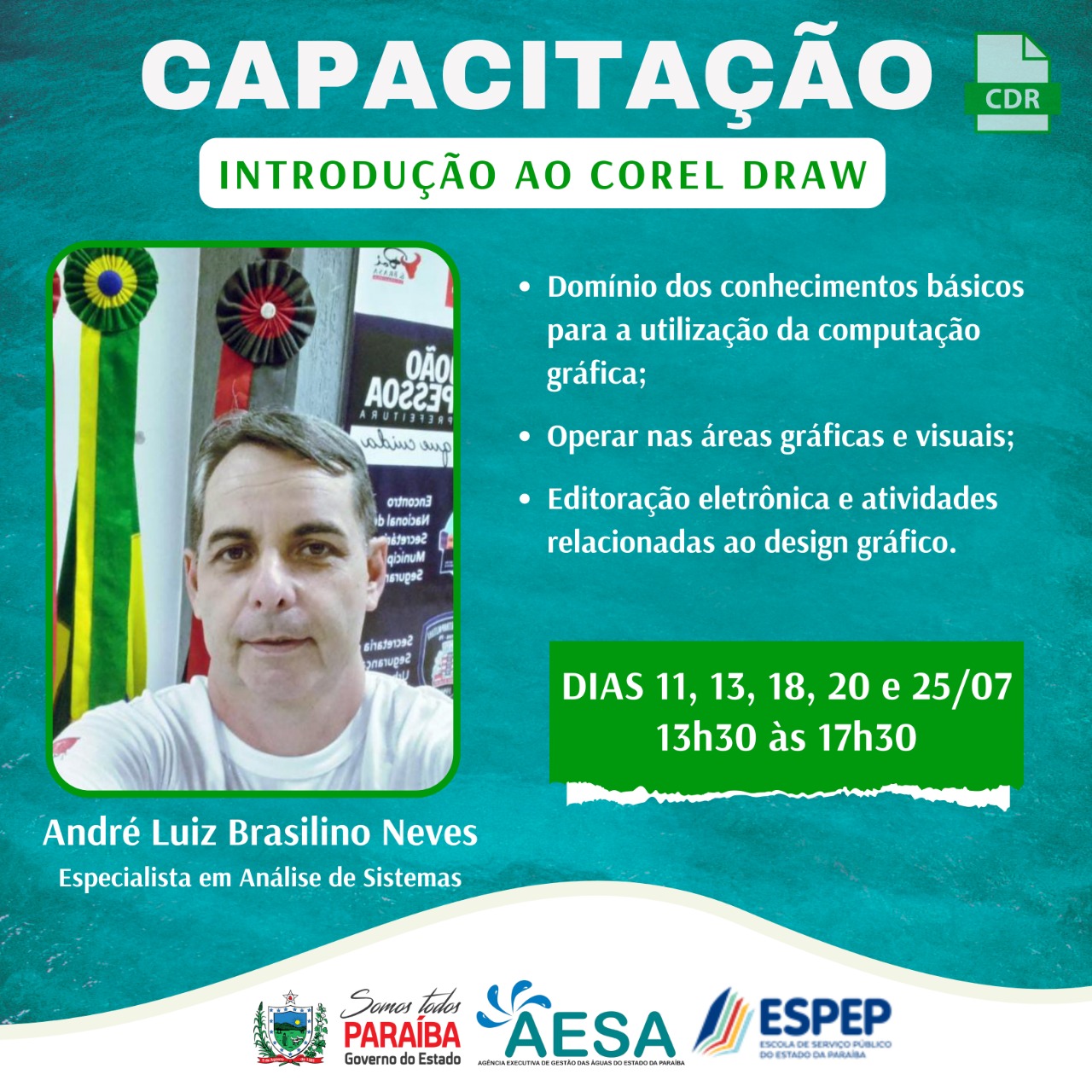 Capacitação Introdução ao Corel Draw começa nesta segunda-feira(11)