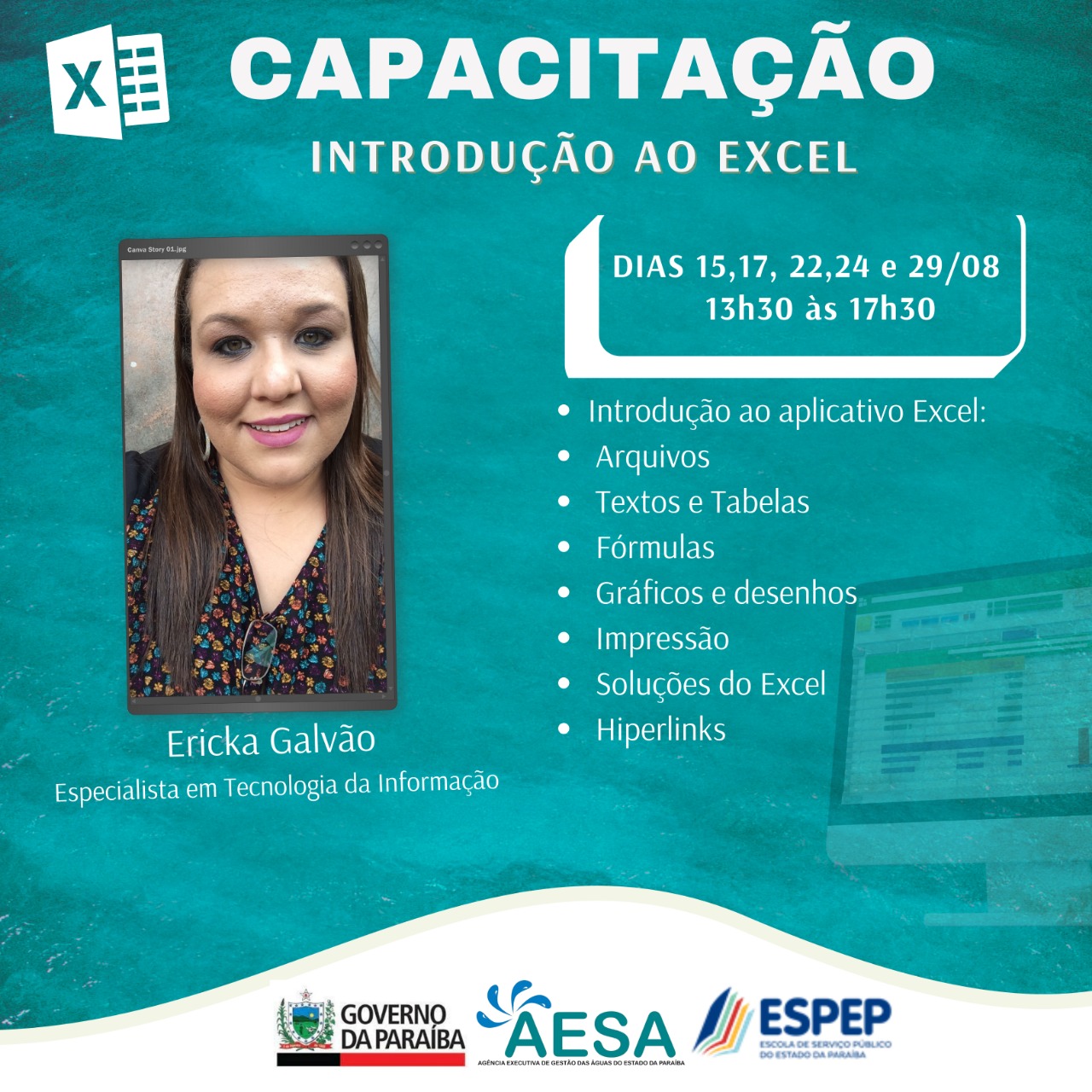 GOVERNO DO ESTADO REALIZA CAPACITAÇÃO “INTRODUÇÃO AO EXCEL”