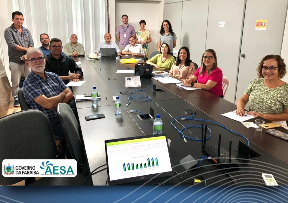 Aesa, grupo de acompanhamento e empresa contratada realizam reunião sobre a Cenarização das Bacias  Litôraneas