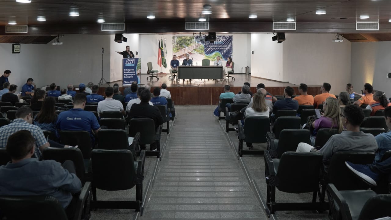 II Simpósio Paraibano de Segurança de Barragens: primeiro dia reúne mais de 200 participantes e debate tecnologia e fiscalização