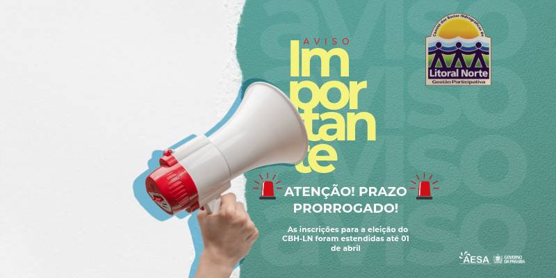 ATENÇÃO: PRAZO PRORROGADO